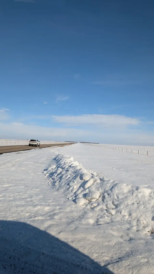 Highway 15 in winter